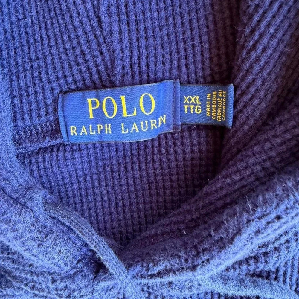 Polo Ralph Lauren navy blue hoodie